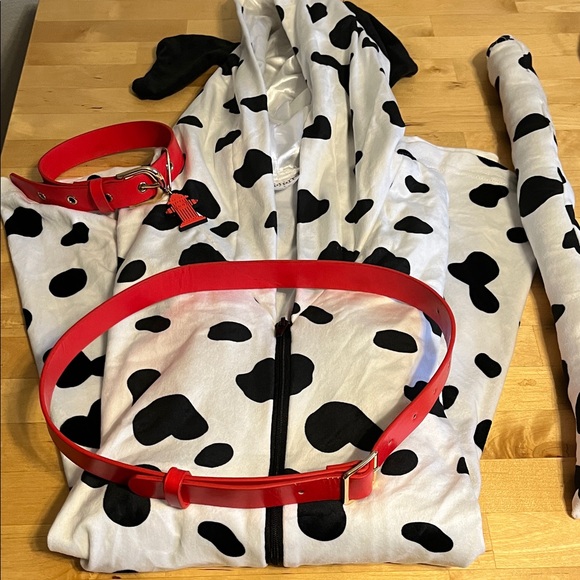 Spirit Dalmatian Print Costume with Hood Women’s Small - Picture 2 of 4